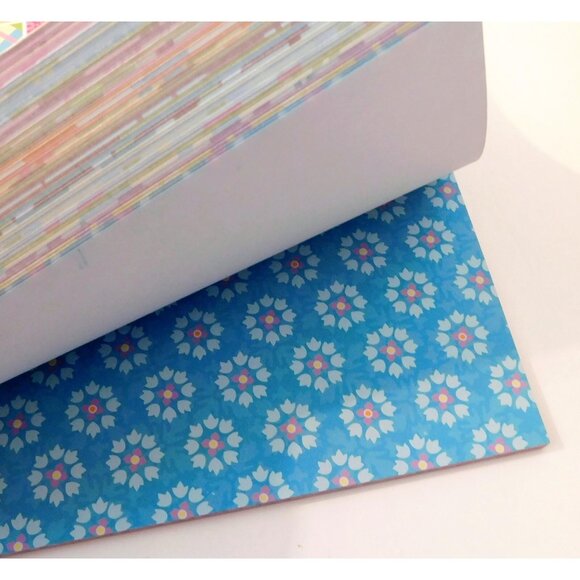 Scrapbook Paper Pack 12x12 Approx. 180 Pages Colorful Fleur de Lis Circles Lines - Picture 10 of 16